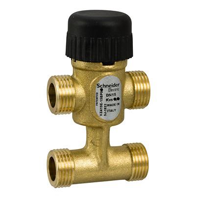 VZ408E-15BP05 Schneider Electric 4 port Zone Valve, Zone Valve type , 15mm Pipe Size, 255.1 kPa