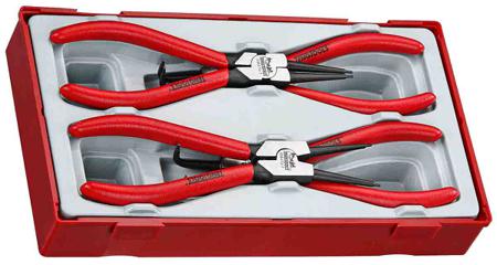 TT474-7 Teng Tools 4 Piece Chrome Vanadium Steel Plier Set
