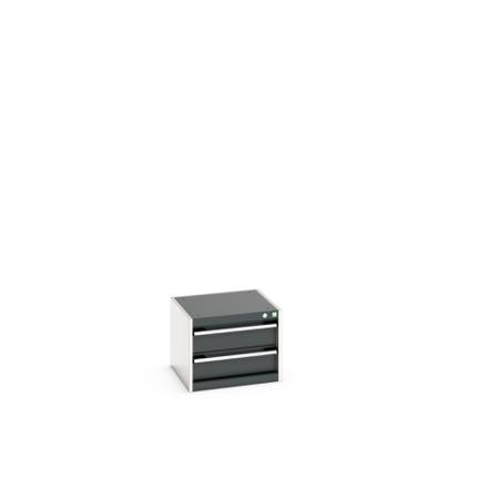 40010005.19V Bott 2 Cabinet, Steel, 400mm x 525mm x 525mm, Anthracite Grey, Light Grey