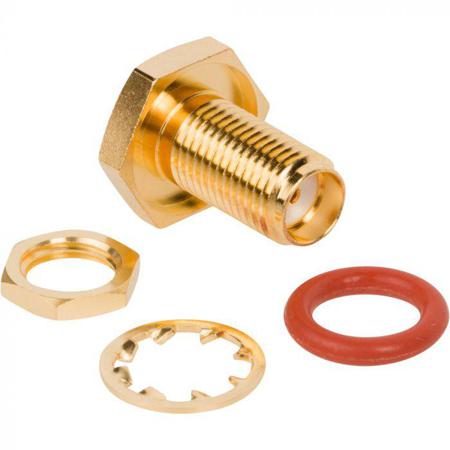 242201 Amphenol RF Coaxial Adapter UFL Plug to SMA Jack