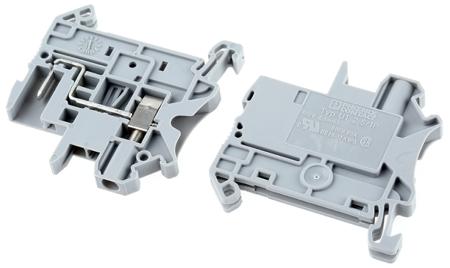 3045017 Phoenix Contact  UT 2.5/1P-PE Series Grey, Single-Level, Screw Termination