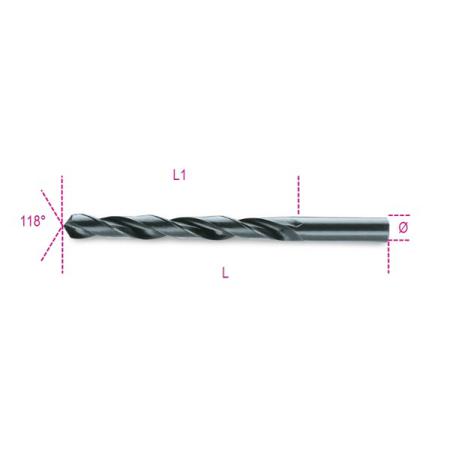 410 7,50 BETA 410 Series HSS Twist Drill Bit for Metal, 7.5mm Diameter, 109 mm Overall
