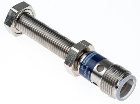 XS508BLPAM12 Telemecanique Sensors Inductive Threaded Barrel Proximity Sensor, M8, 1.5 mm Detection, PNP NO, 12 → 48 V dc