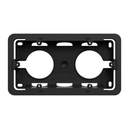 NU840454 Schneider Electric Anthracite, 2 Gang, New Unica