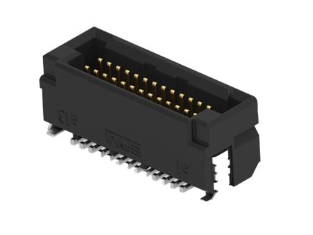 294148-E ERNI ERNI MicroCon Series Vertical Surface Mount PCB Header, 26 Contact(s), 0.8mm Pitch, 2 Row(s), Shrouded