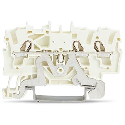 2002-1308 WAGO TOPJOB S Series DIN Rail Terminal Block, 2.5mm², 1-Level, Push In Termination, ATEX, CSA, IECEx