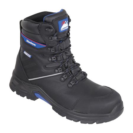 5210BK105 Himalayan 5210 Black Non Metallic Toe Capped Safety Boots, UK 10.5, EU 45