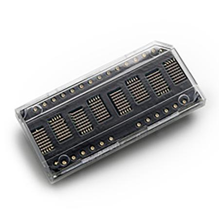 HDSP-2113  Broadcom 8 Digit Dot Matrix LED Display, 5 x 7 Dot Matrix Green 7.5 (Typ.) mcd 4.8mm