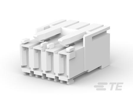 1241171-4 TE Connectivity MULTIFIT STE Series Vertical Cable Mount PCB Header, 4 Contact(s), 5mm Pitch, 1 Row(s), Shrouded
