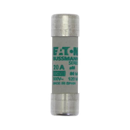 C14M20S-CYL-FUSE--STR--14-x-51-20A-GG-500V-AC Eaton 20A Cartridge Fuses, 14 x 51mm