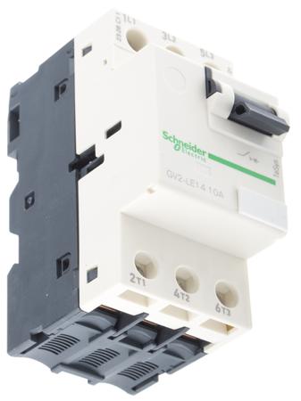 GV2LE14 Schneider Electric TeSys 690 V Motor Protection Circuit Breaker, 3P Channels, 10 A, 3 kA