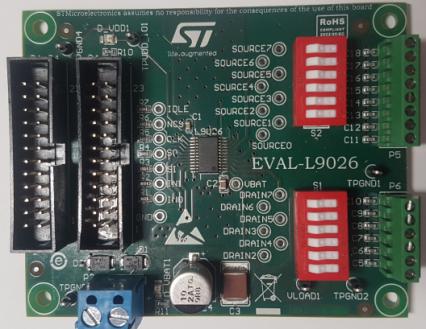 EVAL-L9026-YO STMicroelectronics  Motor Driver for L9026 for L9026-YO-TR