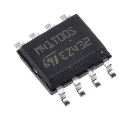 M41T00SM6F STMicroelectronics , Real Time Clock (RTC), 8B RAM Serial-2 Wire, Serial-I2C, 8-Pin SOIC