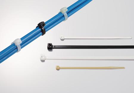 111-00718-T50L-E-TFE-BU HellermannTyton Blue Cable Tie ETFE, 382mm x 4.7 mm