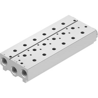 VABM-B10-30S-N12-5 Festo VABM-B10 series 5 station NPT 1/2 Manifold for use with Solenoid And Pneumatic Valve, 8026389