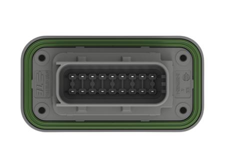 2-2377481-1 TE Connectivity 2-23774 Series Vertical Panel Mount PCB Header, 18 Contact(s), 6mm Pitch, 2 Row(s), Shrouded