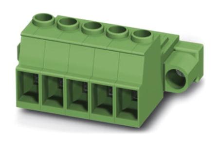 1709157 Phoenix Contact, 7.62mm Pitch, IPC 5/ 2-STF-7.62, 2 Way, , Pluggable Terminal Block, Inverted Plug, Cable Mount, Screw