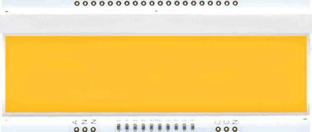 EA LED94x40-A Display Visions Amber Display Backlight, LED 94 x 40mm