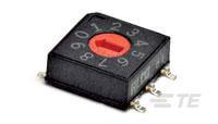 1-1825013-0 TE Connectivity 10 Way Surface Mount Rotary Switch, Recessed Actuator