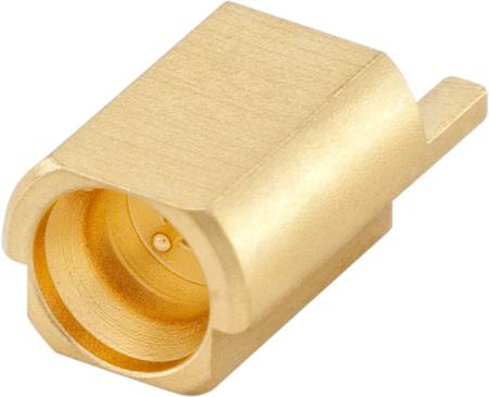 18S203-40ML5 Rosenberger SMP Series, Plug Surface Mount SMP Connector, 50Ω, Solder Termination, Right Angle Body