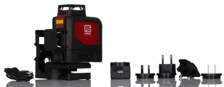 230-7855 RS PRO 903CG 520nm Laser Colour Green 3 Line Laser Level