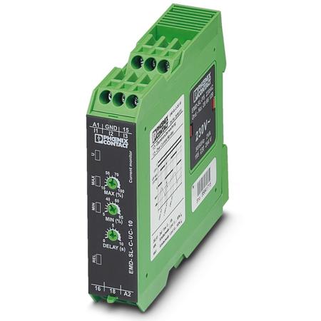 2867937 Phoenix Contact Current, Phase Monitoring Relay, 1 Phase, SPDT