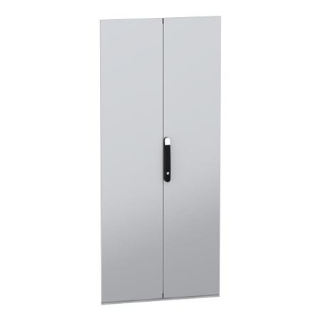 NSYSFND1882D Schneider Electric PanelSeT SFN Kit Series Lockable Sheet Steel RAL 7035 Double Door, 1766mm H, 769mm W for Use with