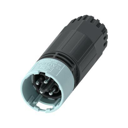 1308641 Phoenix Contact Connector, 4 Contacts, Cable, Plug, Male, IP66, IP68, IP69, PRC 20 Series