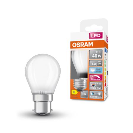 4058075603134 LEDVANCE LED Superstar Plus Classic E27 LED Bulbs 3.4 W(40W), 4000K, Cool White, Mini Ball shape