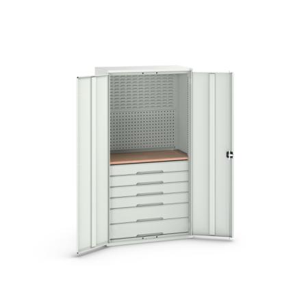 16926573.16 Bott 2 Door, 6 Drawer Sheet Steel Cupboard, 1050 x 550 x 2000mm