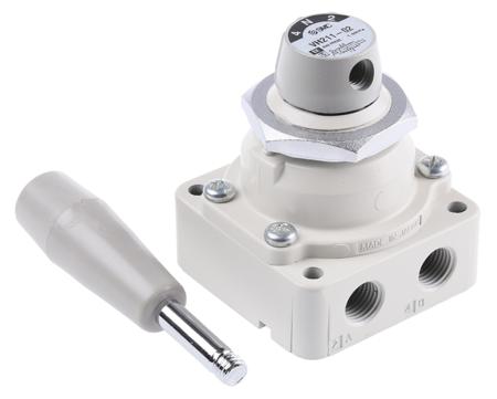 VH211-02 SMC Handle 4/3 Pneumatic Manual Control Valve VH Series, Rc 1/4, 1/4in, III B