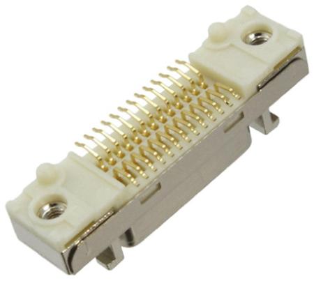 10220-2210PE 3M 102 Series Right Angle Surface Mount PCB Socket, 20-Contact, 2-Row, 12.7mm Pitch, Solder Termination