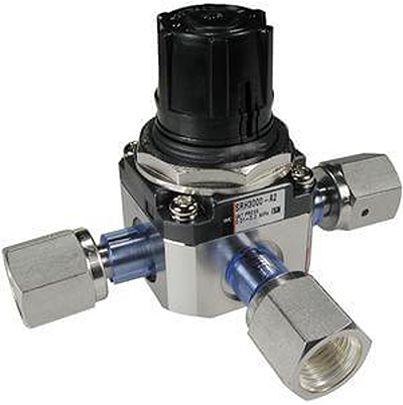 SRH4010-N03-R SMC NPT 3/8 Pneumatic Regulator -, NPT 3/8 in,
