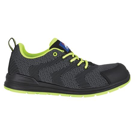 4341BK030 Himalayan 4341 Black Non Metallic Toe Cap Unisex Safety Trainers, UK 3, EU 36