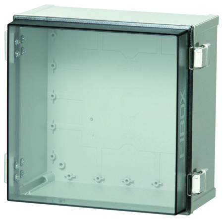CAB PC 303018 T Fibox CAB Series Polycarbonate Wall Box, IP65, Viewing Window, 300 mm x 300 mm x 180mm