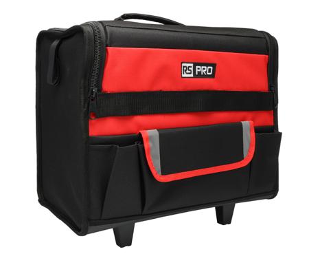 284-6055 RS PRO 600 Denier Fabric Wheeled Bag 460mm x 250mm x 420mm