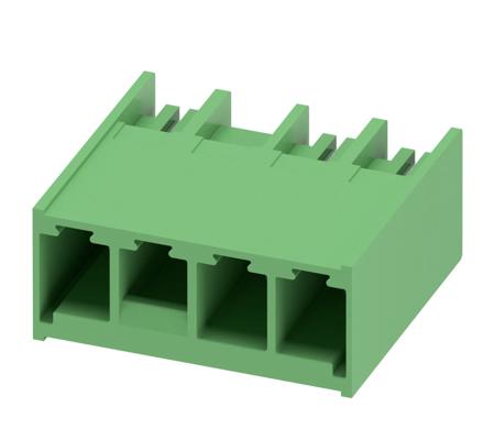 1717027 Phoenix Contact, 7.62mm Pitch, PC 6, 3 Way, Pluggable Terminal Block, Header, Plug-In,