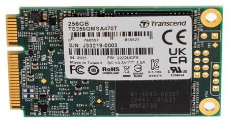 TS256GMSA470T Transcend MSA470T mSATA Internal SSD