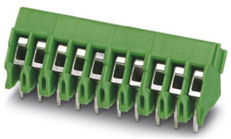 1988956 Phoenix Contact PTA 1.5/ 2-3.5 Series PCB Terminal Block, 2-Contact, 3.5mm Pitch, Through Hole Mount, 1-Row, Screw