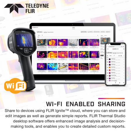 FLIR-E8-Pro FLIR E8 PRO Thermal Imaging Camera, -20°C → 550°C, 640 x 480pixel Detector Resolution