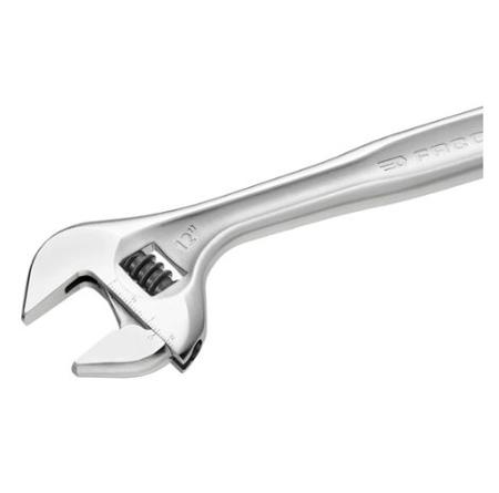 101.15 Facom Adjustable Spanner, 375 mm Overall, 50mm Jaw Capacity, Metal Handle