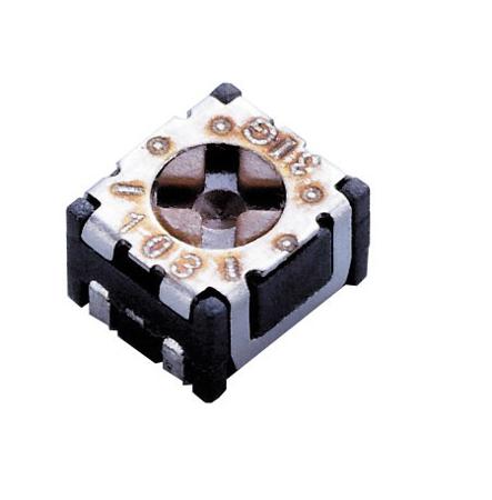 ST-2TA202 SMD Trimmer Potentiometer 0.1W Top Adjust Nidec Components