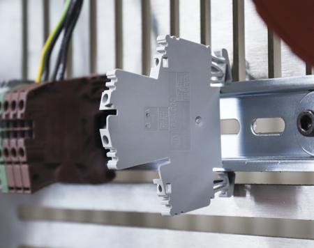 1492-JD3C Allen Bradley 1492 Series Screw Terminal, 4-Way, 20A, 26 → 12 AWG Wire, Screw Cage Termination