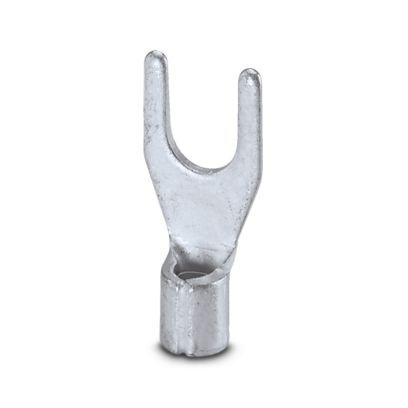 3240144 Phoenix Contact Uninsulated Fork Terminal, 17AWG to 13AWG, Silver