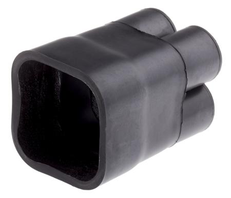 F42-60FR TE Connectivity Multi-Legged Black, Modified Polyolefin Adhesive Lined, 44.45mm