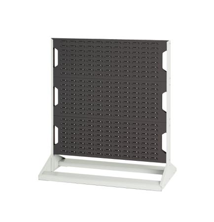 16917120-19V Bott Steel Louvre Panel Storage Unit, 550mm x 1000mm x 1125mm, Anthracite Grey