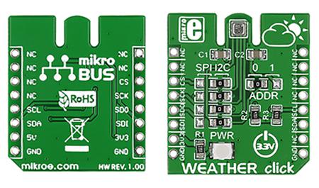 MIKROE-1978 MikroElektronika Temperature Sensor MikroBus Click Board