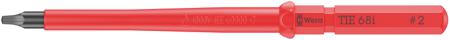 05006544001 Wera Hex Insulated Screwdriver, 2 mm Tip, VDE/1000V, 157 mm Overall