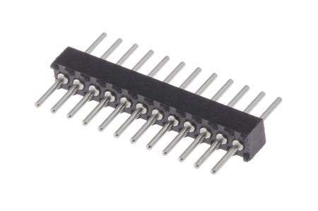 850-80-012-10-001101 Preci-Dip 850 Series Straight Through Hole Pin Header, 12 Contact(s), 1.27 mm Pitch, 1 Row, Unshrouded
