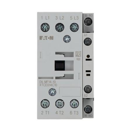 104428-DILMF14-10-RAC120- Eaton DILM Contactor, 110 → 120 V ac Coil, 3 Pole, 11 kW, 1NC